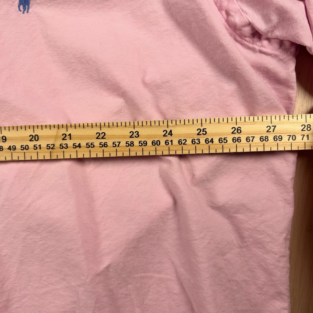Polo Ralph Lauren Mens 2XB Big & Tall Pink Oxford Button Down Shirt Blue Pony - Picture 4 of 6